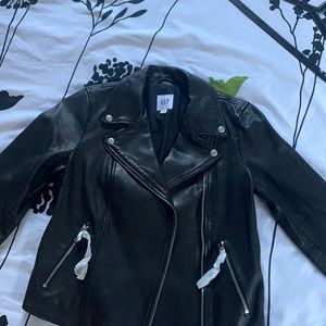 NWT gap leather motorcycle jacket